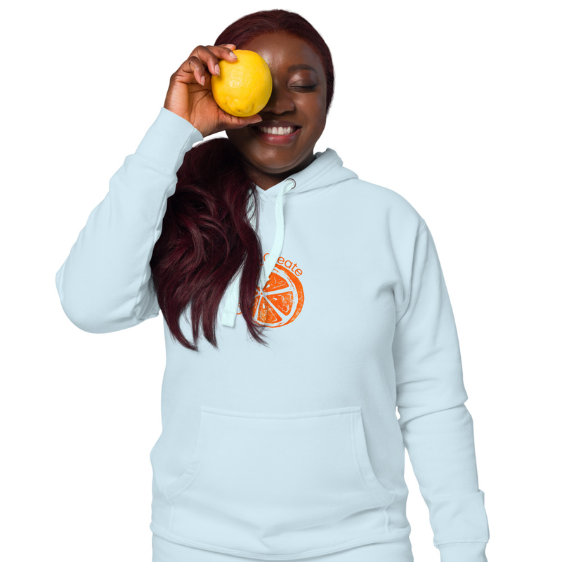 Sacral Chakra Unisex Hoodie – XL, Sky Blue