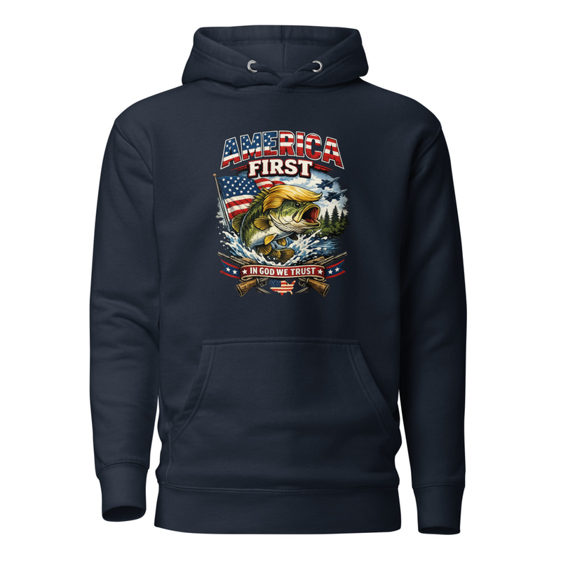 America First Bass Unisex Hoodie