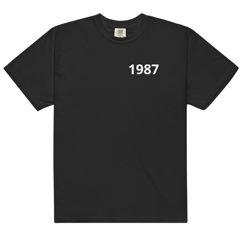 1987 - Unisex garment-dyed heavyweight t-shirt