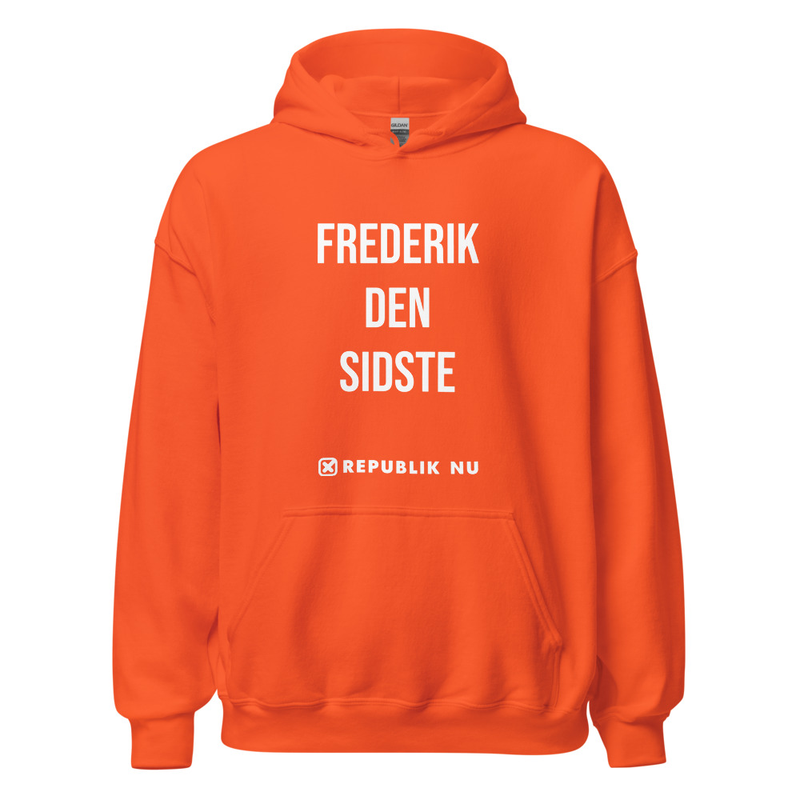 Hoodie Frederik den Sidste – Orange