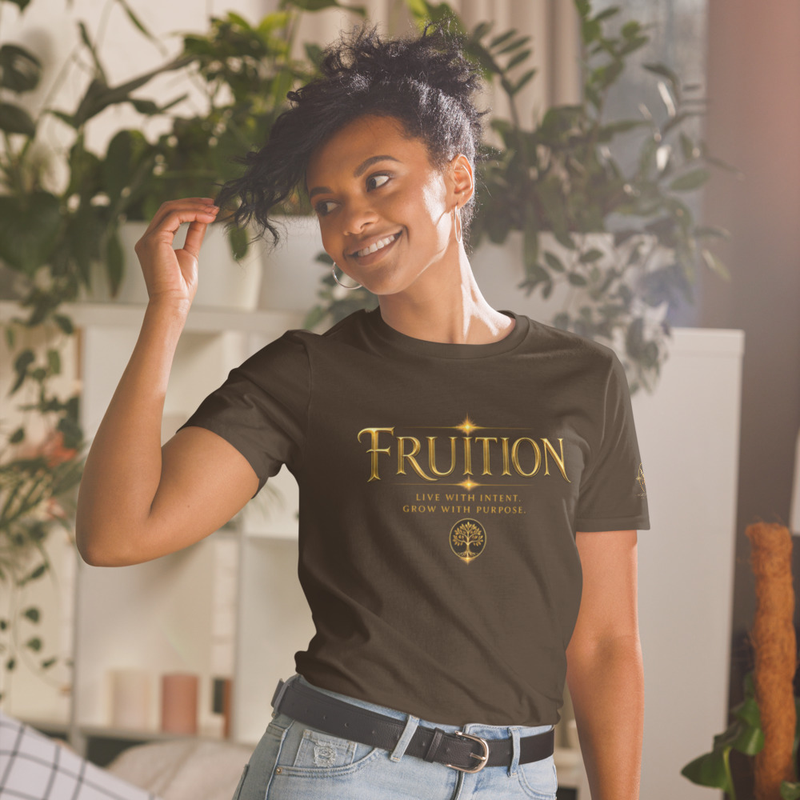 Fruition (Short-Sleeve Unisex T-Shirt) – 3XL, Dark Chocolate