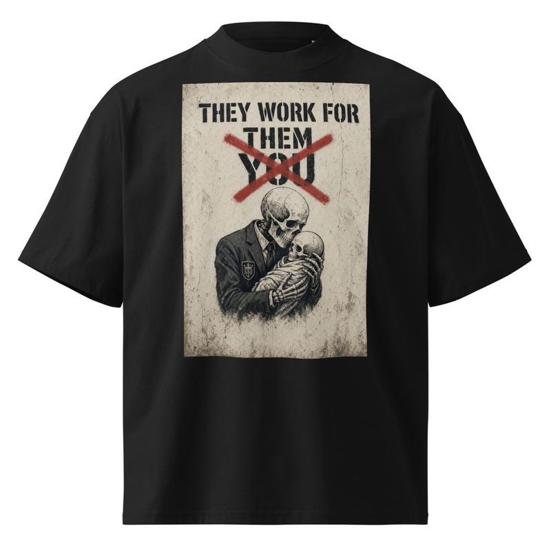 They work for them oversized high neck t-shirt