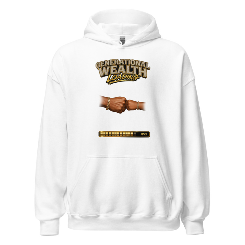 Men's Generational Wealth Hoodie – S, White