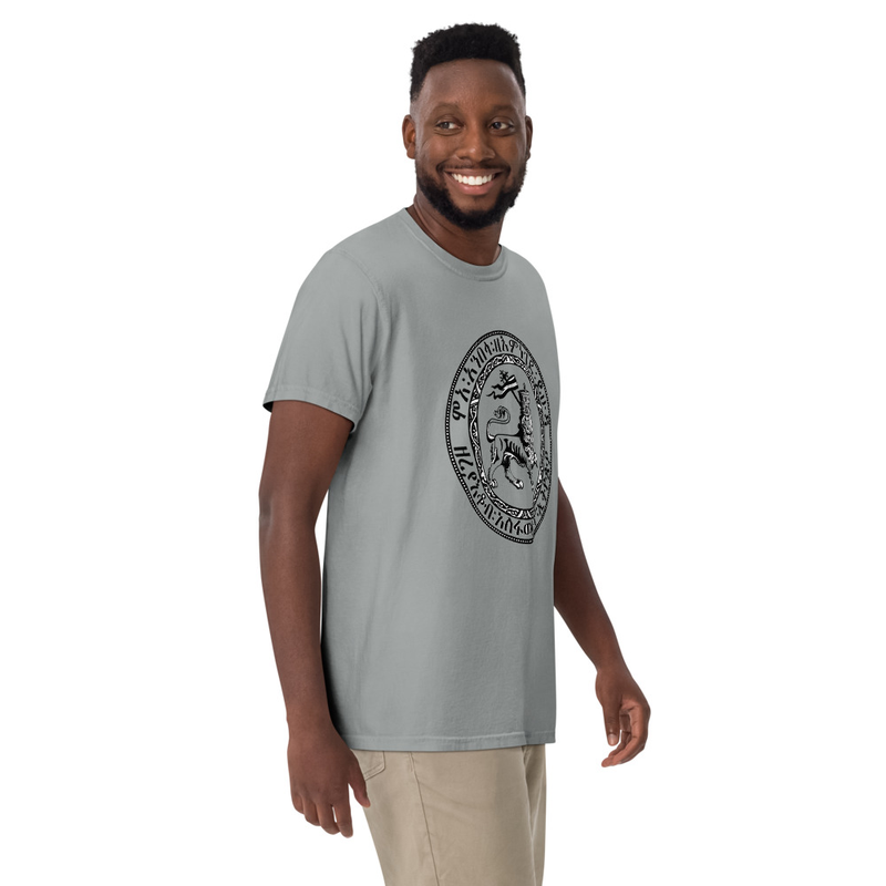 Unisex RTV-HC-0009 - Imperial Lion of Judah Great Seal  garment-dyed heavyweight t-shirt – M, Granite
