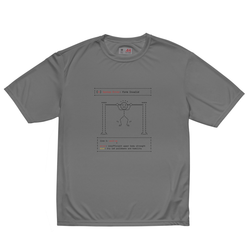 Syntax Error: Form Invalid Gym Tee