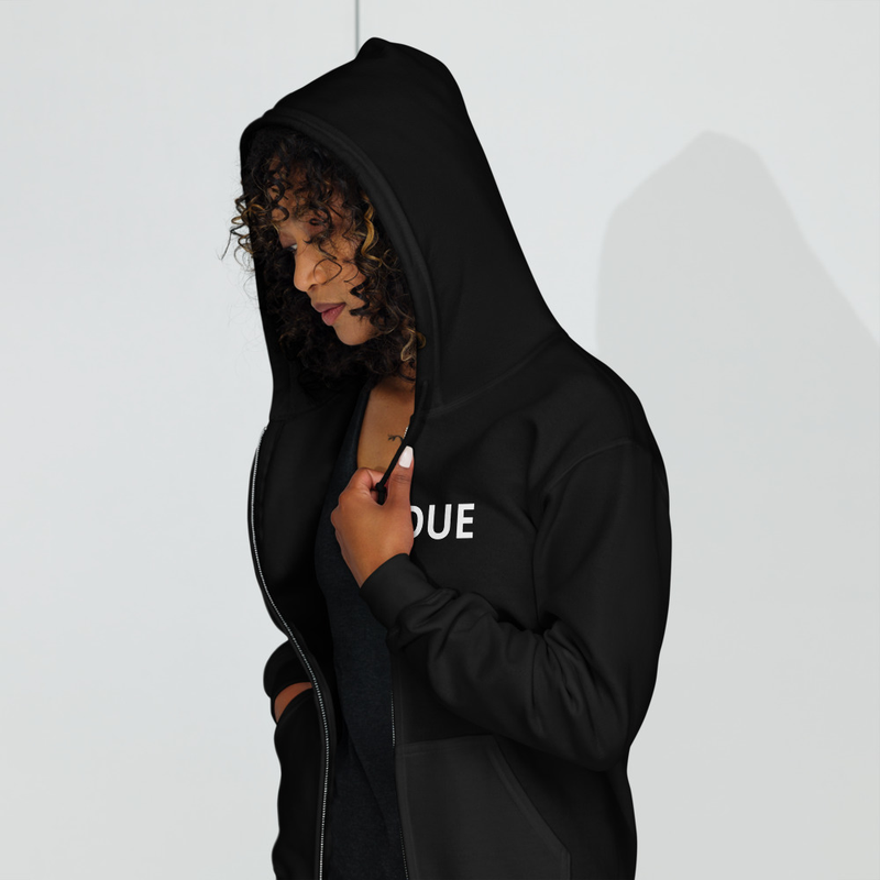 Heavy Rent Due Zip Up Hoodie