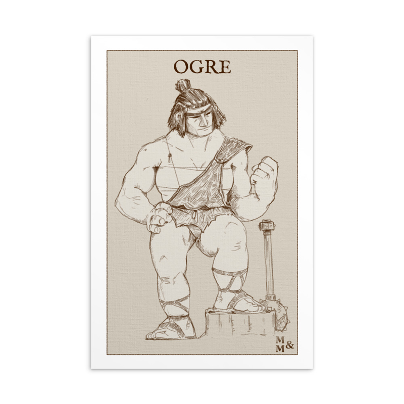 Illustrated Card: Ogre Female