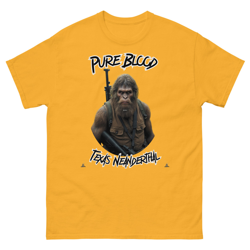 Texas Neanderthal T- Shirt – S, Gold