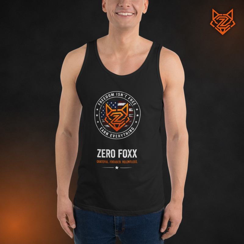 American Flag — Freedom Isn't Free | Tank Top — Front