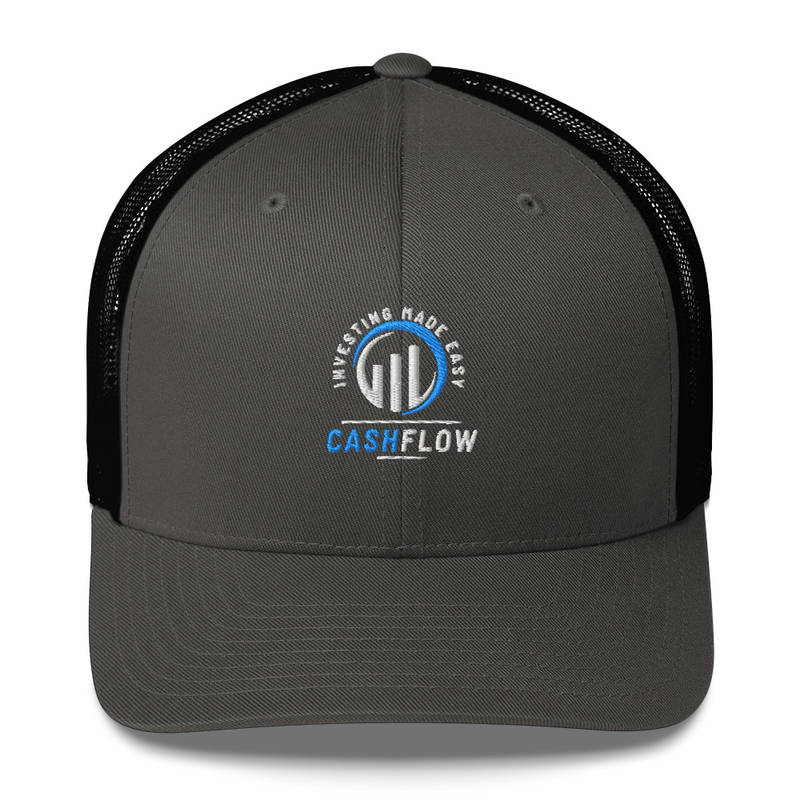 Cashflow Investing Inc Hat v.1 – One size, Charcoal/ Black