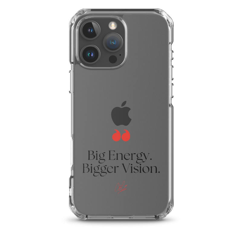 Big Energy. Bigger Vision. Clear Case for iPhone® – iPhone 16 Pro Max