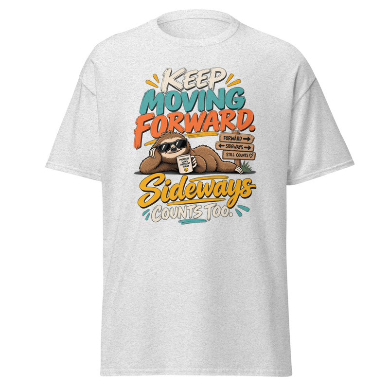 Keep Moving - Unisex classic tee – S, Ash