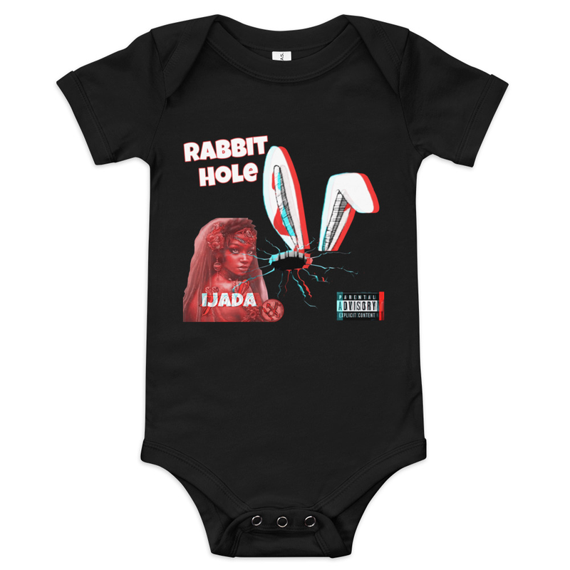 Baby short sleeve "Rabbit Hole Album"  one piece