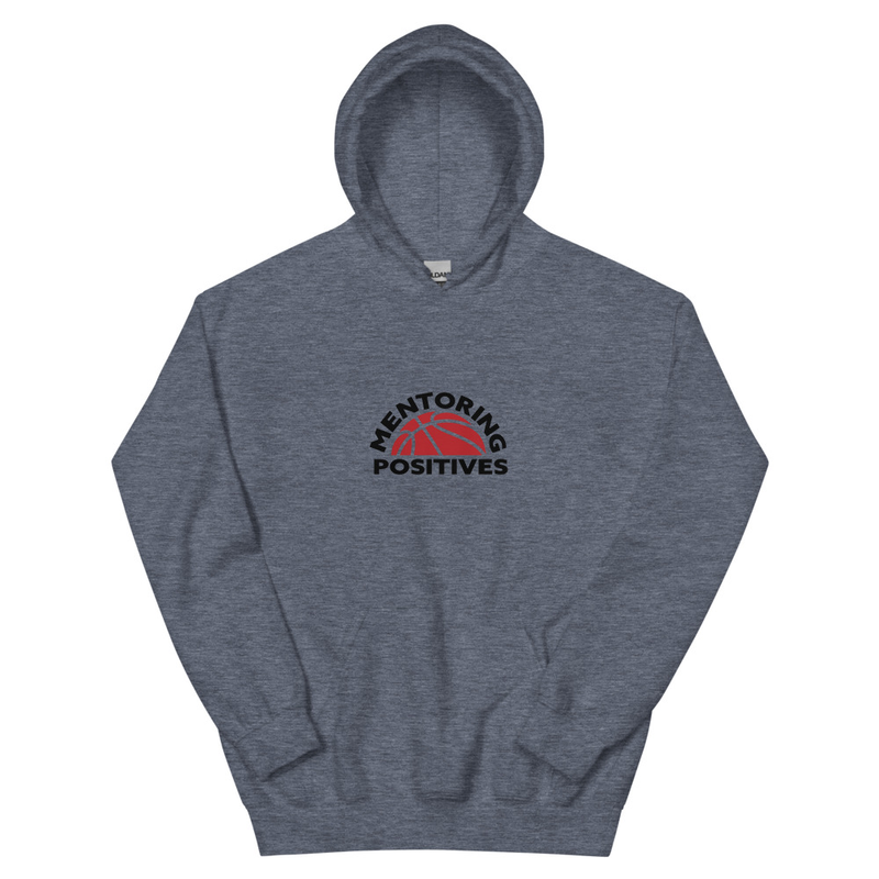 Unisex MP Hoodie – S, Heather Sport Dark Navy