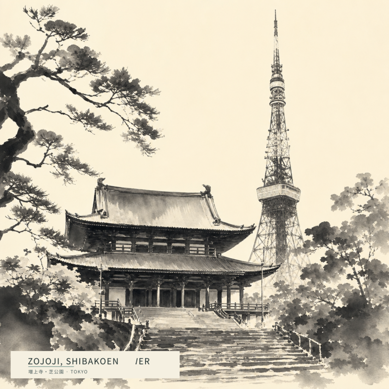 Zojoji, Shibakoen(増上寺・芝公園)のアートワーク