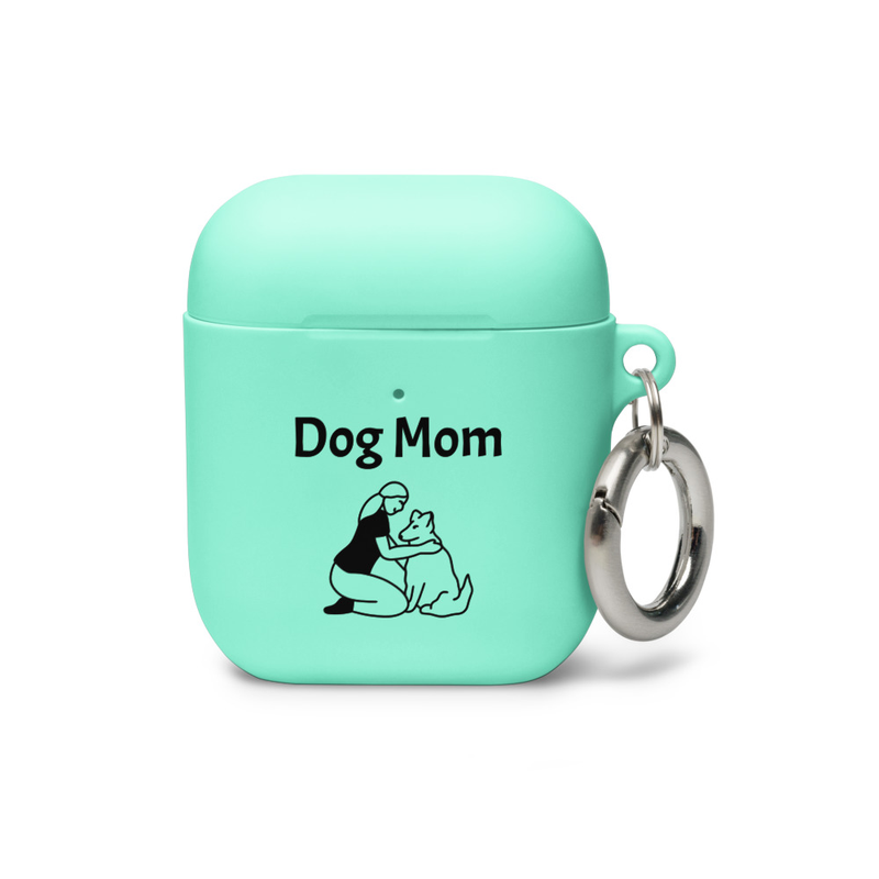 AirPods case: Dog Mom – AirPods, Mint