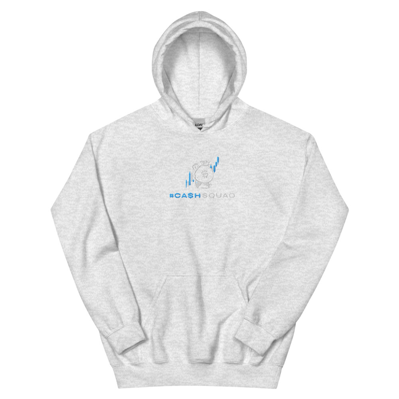 #CashSquad Embroidered Hoodie v.1 – XL, Ash