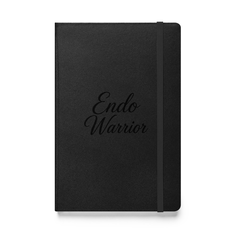 Endo Warrior Silver Hardcover Bound Notebook
