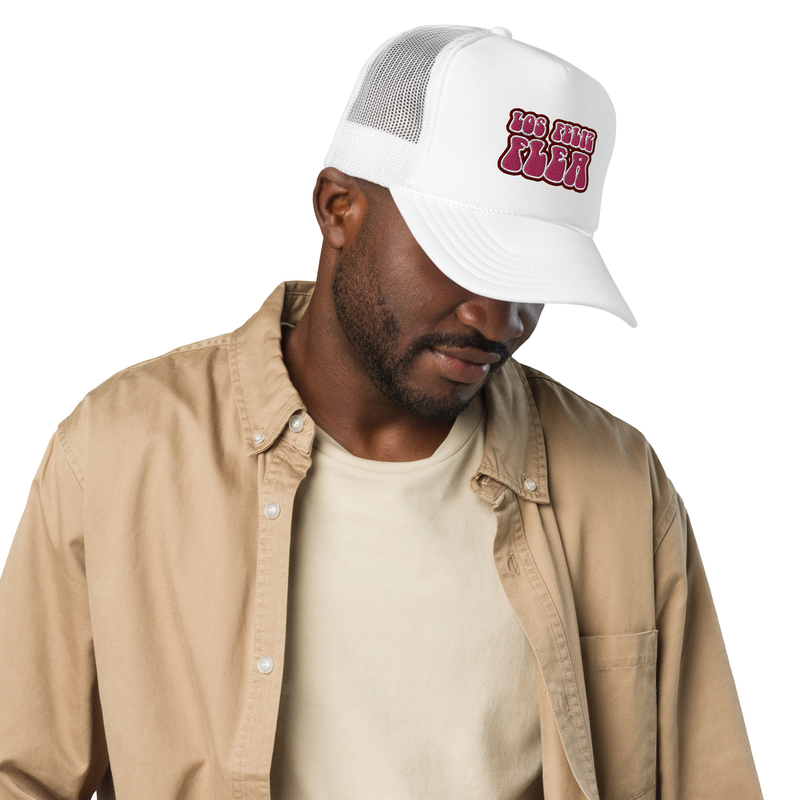 Los Feliz Flea Logo Text Foam trucker hat