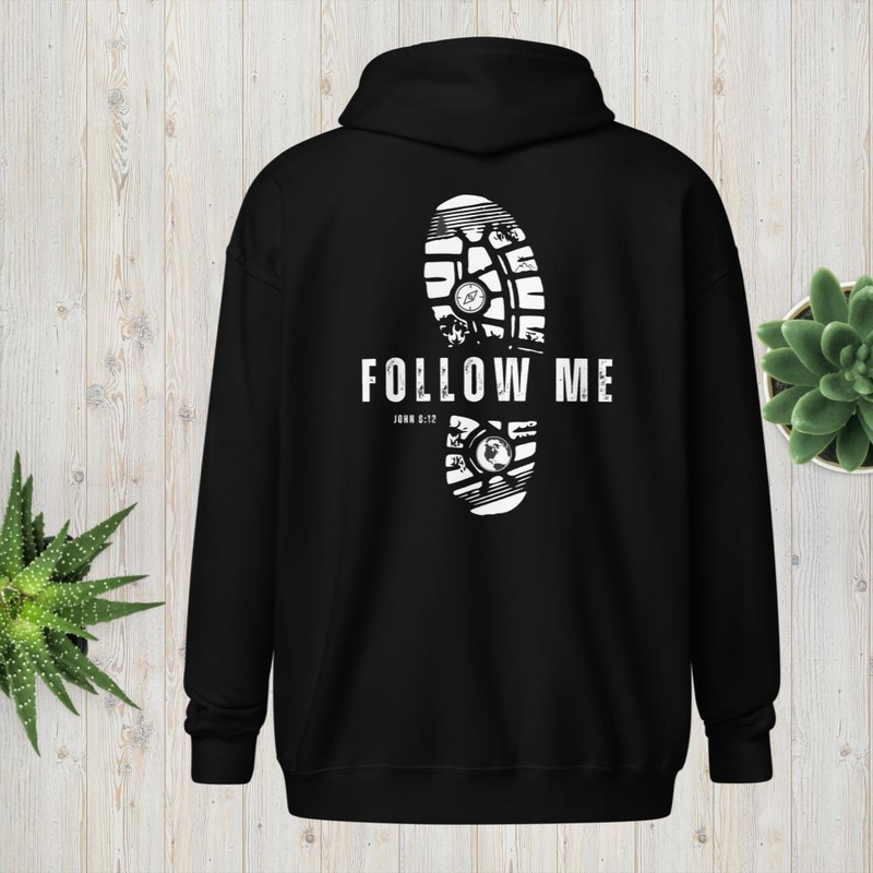 Follow Me - Unisex heavy blend zip hoodie