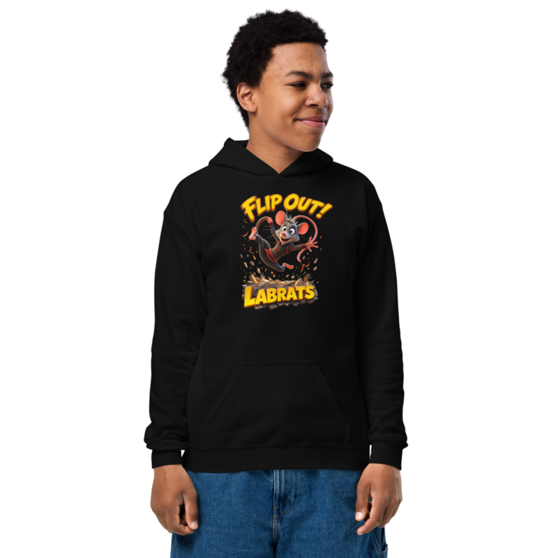 Twirl Tailspin Flip Out Kids Hoodie