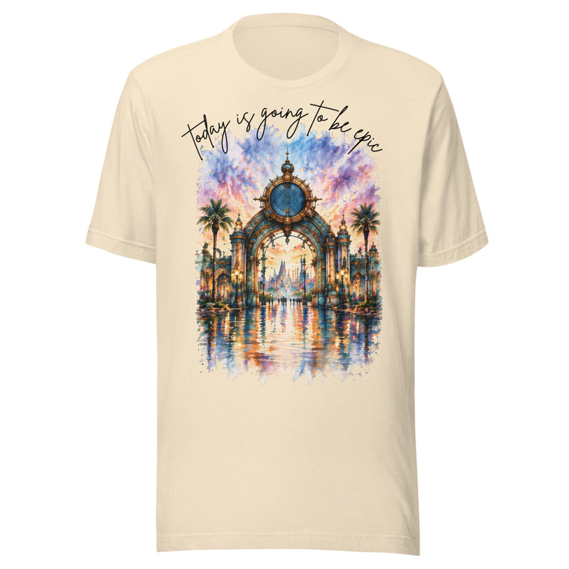 Today Is Epic Tee – 3XL, Heather Natural