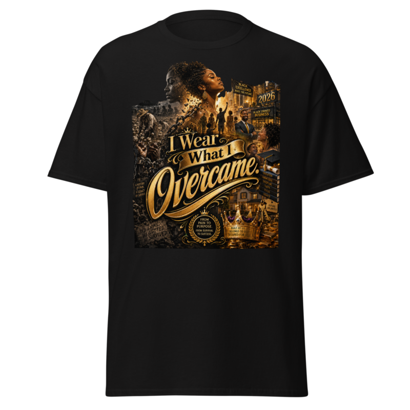 I Wear What I Overcame — Women's Resilience Tee