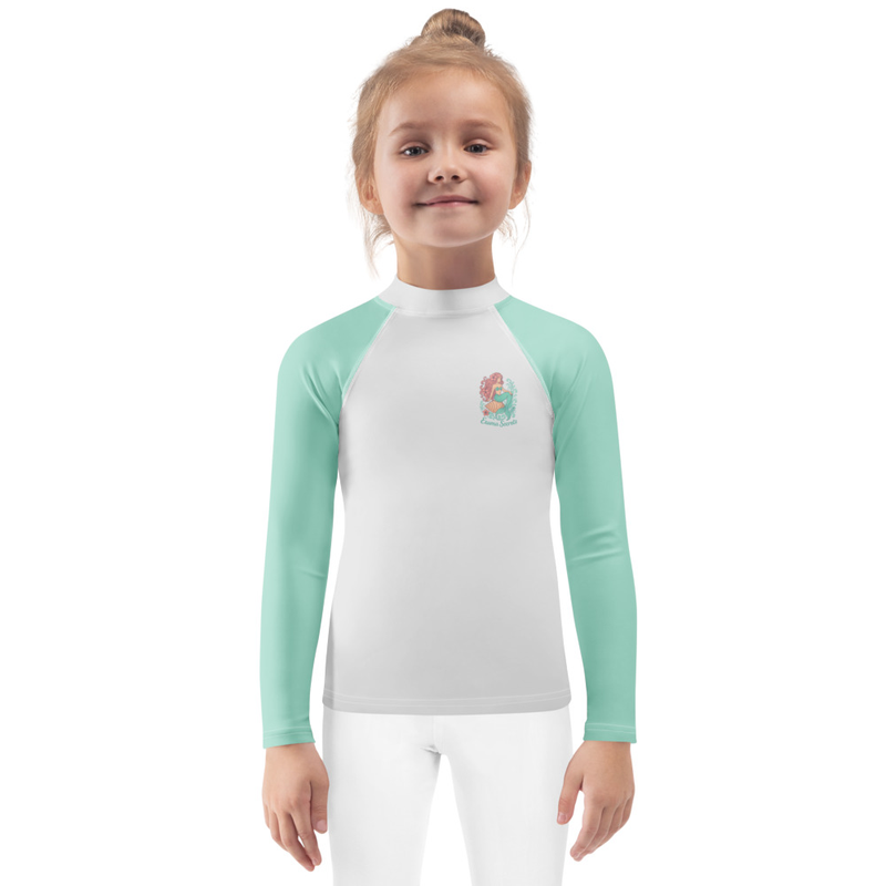 Seashell Siren Kids Rash Guard