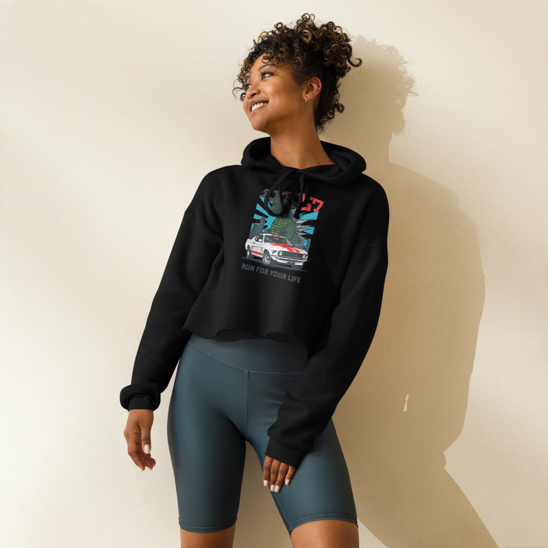 Sonic67-Crop Hoodie