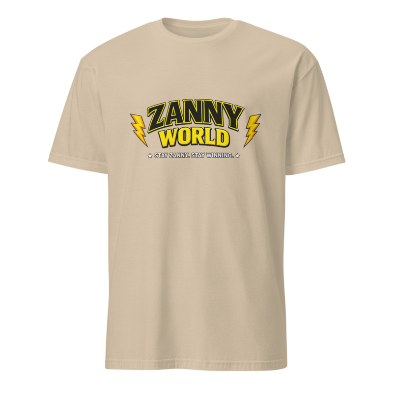 ZannyWorld Unisex T-Shirt – XL, Sand