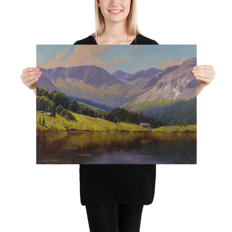 A Fine Day on Trout Lake - Fine Art Poster Print – 18″×24″