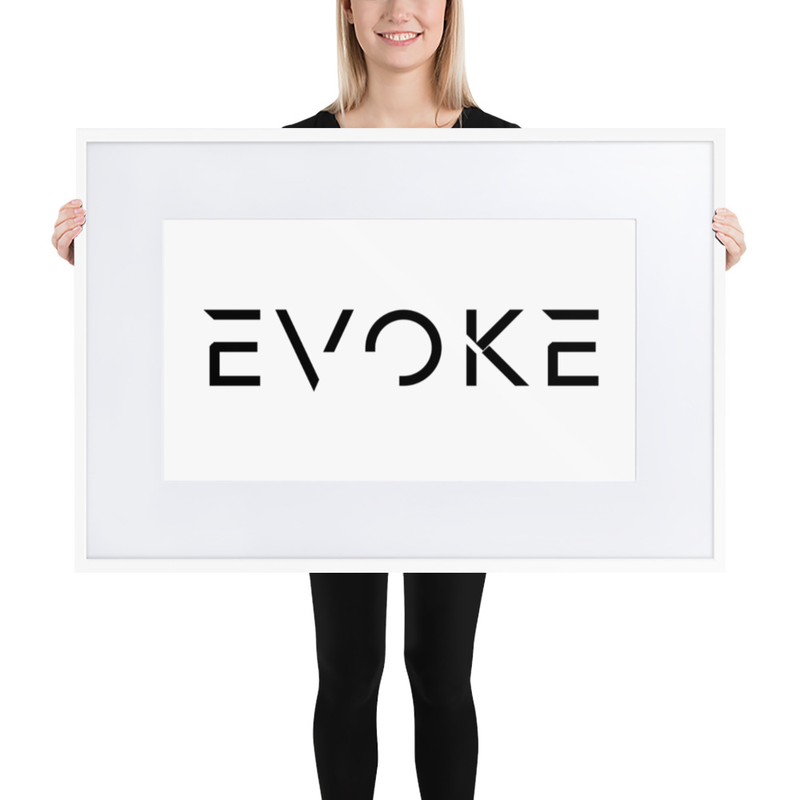 Matte Paper Framed Poster With Mat / 61×91 cm
