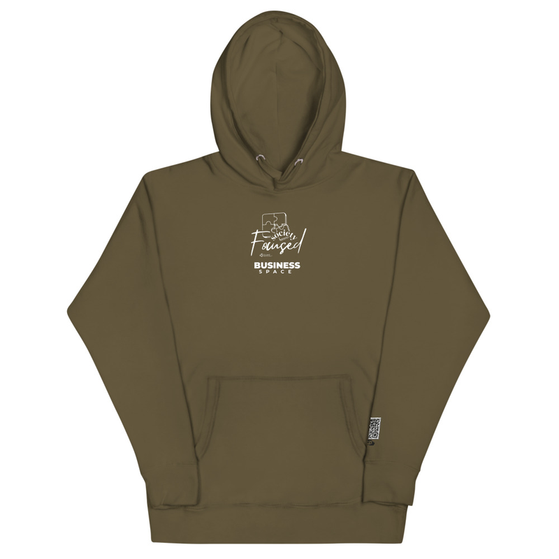 "Smart Work Pays Off" Premium Unisex Hoodie – Image 2