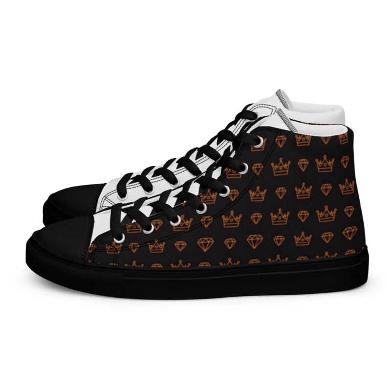 Uncle Benny ® All Over Geo II Sneakers Neon Orange EST. 2020