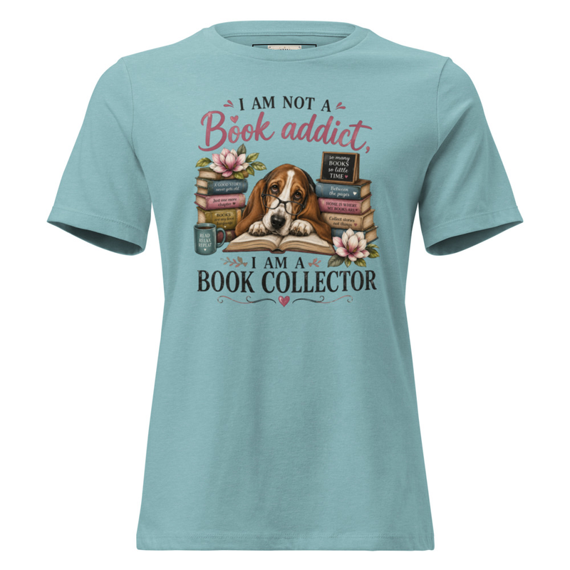Women's Relaxed T-Shirt-Book Addict