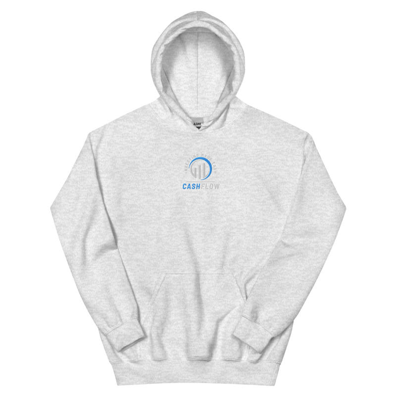 Cashflow Investing Inc Embroidered Hoodie v.1 – XL, Ash