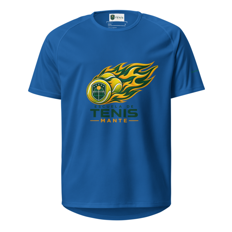 Playera On Fire | Escuela de Tenis Mante – XL, Royal Blue