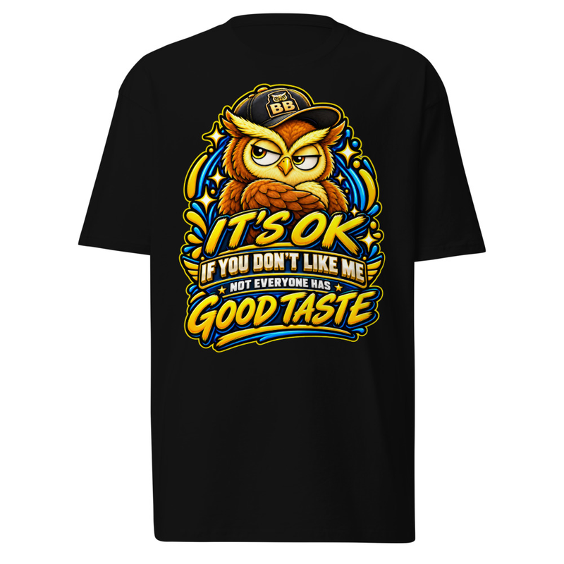 “Good Taste” Premium Heavyweight Tee — BOOMERBING™ SIGNATURE COLLECTION