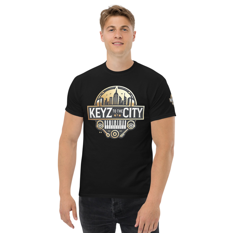 Unisex Keyz classic tee – S, Black