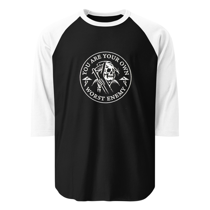 Blackenout Unisex 3/4 sleeve 