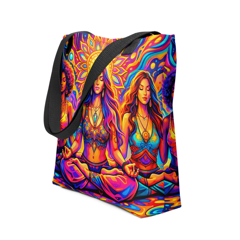 Meditation psychedelic-Tote bag