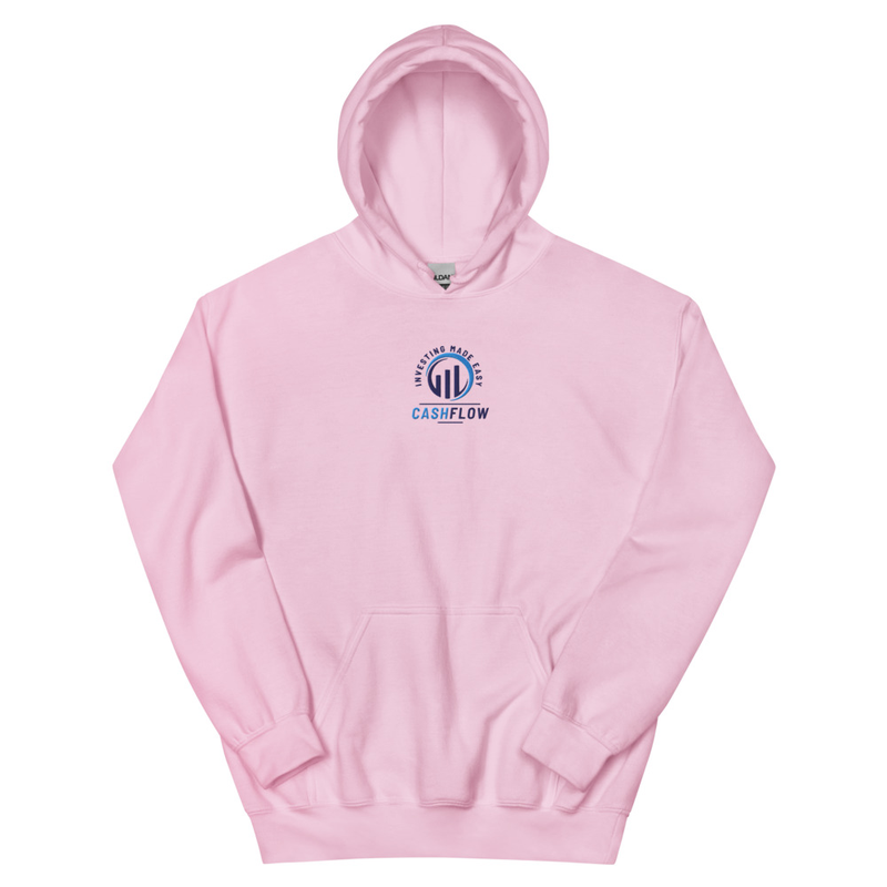 Cashflow Investing Inc Embroidered Hoodie v.2 – S, Light Pink
