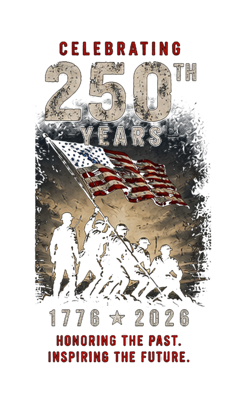 America's 250th — Honoring the Past | Double-Sided Tee — Front Print