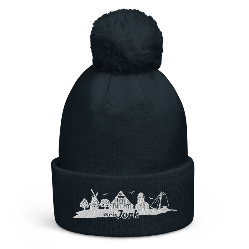 Bommelmütze Weißes Logo