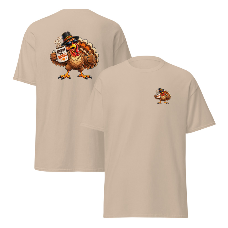 Cool Coffee Turkey Cheers Unisex classic tee