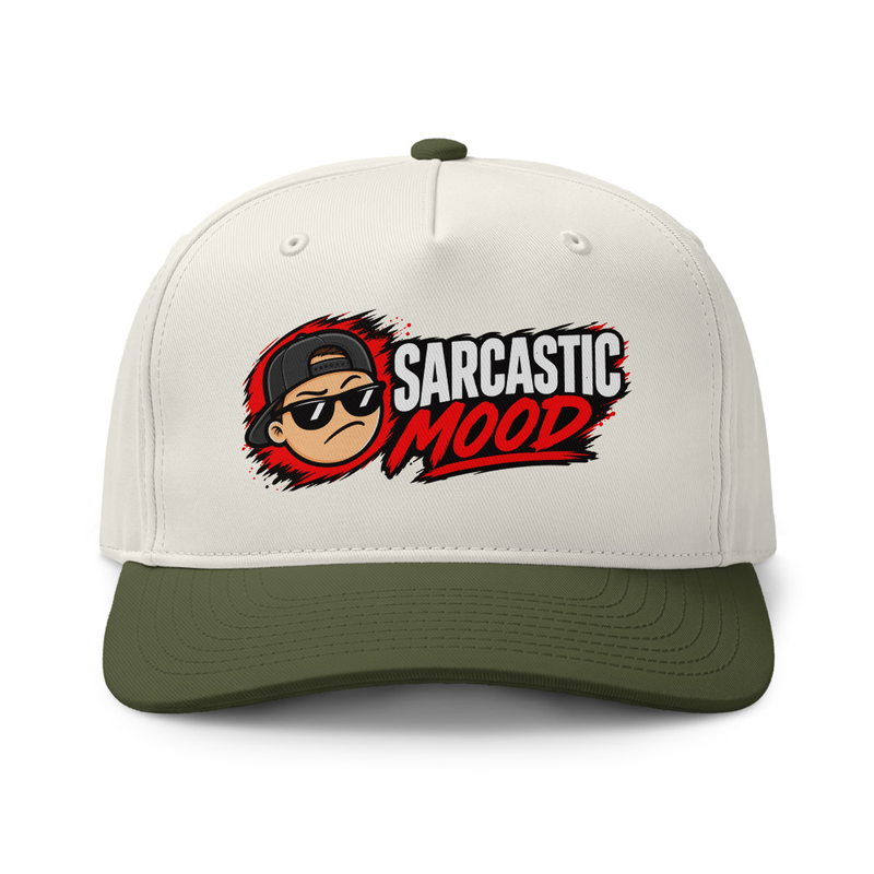 Sarcastic Mood - Two-tone cap – One size, Natural / Army