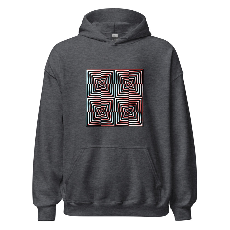 Warp Window Hoodie — Dark Heather