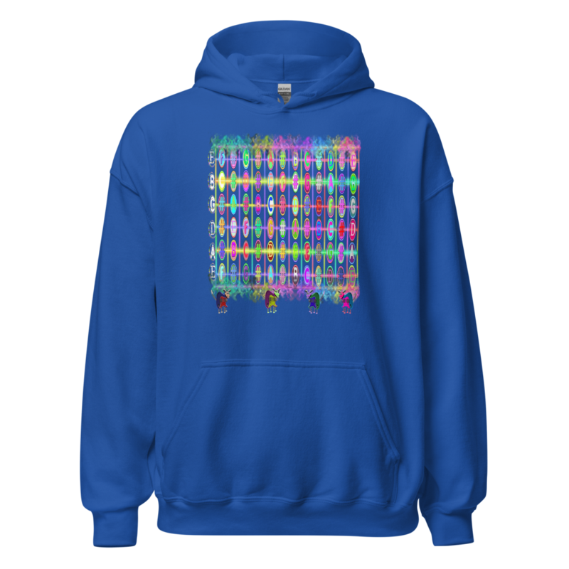 Pluckleboard Royal Unisex Heavy Blend Hoodie