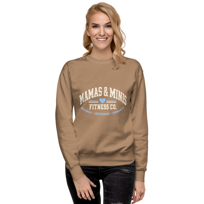 Mamas and Minis fitness Crew Neck - Brown 