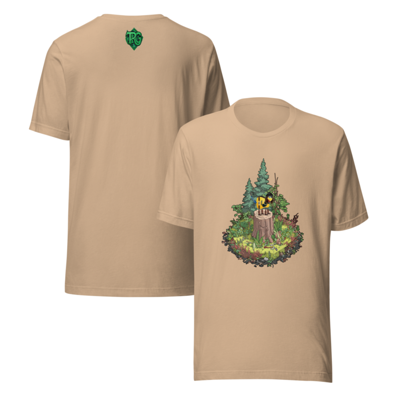 Cutaway Pluckle Tan Unisex Staple T-Shirt